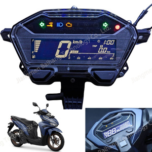 การปรับแต่งมืออาชีพมาตรวัดรอบดิจิตอลสำหรับมอเตอร์ไซค์เครื่องมือวัดสำหรับ Honda <span class=keywords><strong>Vario</strong></span> 160 - Product Image 1