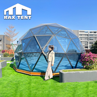 RAXTENT Maison dôme en verre en forme de capsule pour camping Resorts avec vue panoramique sur les étoiles