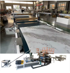 Fullwin 2025 – Équipement de fabrication de profilés en PVC imitation marbre pour plinthes et dalles - Product Image 1