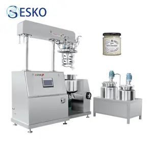 ESKO液压升降式混合罐均质机混合机乳膏制备用真空软膏乳化剂