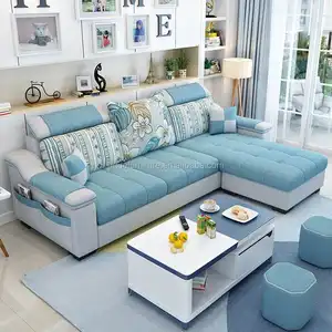 SF004@1Modern Design L Shaped fabric Sectional Sofa Good quality Sofa Hot Sale Home furniture