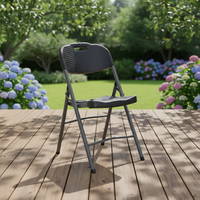 Chaise pliante moderne à dossier haut pour hôtel, salle à manger, conférence, avec structure en acier, pour camping extérieur et salle de réunion – Prix bas