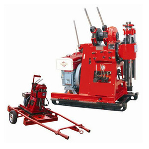 Foreuse hydraulique mobile Zhongmei de haute qualité pour puits d'eau, moteur, profondeur 100m, diamètre 75mm, facile à utiliser, garantie 1 an - Product Image 1