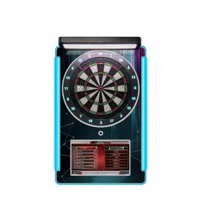 Lüks entegre dart tahtası | Profesyonel LED ekran Dart oyun makinesi | Lüks ticari çarşı Dart makinesi