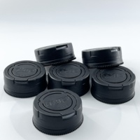 Bouchon verseur d'huile en plastique PE durable et écologique avec anneau de traction pour bouteille d'huile moteur de 5L, emballage industriel en gros
