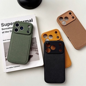 Funda de Teléfono de Cuero TPU de Color Sólido Anticaídas para Apple 17 Pro Max, para iPhone 16/15 14 13/12, Patrón de Luna, con Soporte para Teléfono - Product Image 3