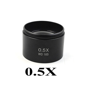 <span class=keywords><strong>Objectif</strong></span> auxiliaire WD165 0.5X 0.7X 0.75X 1.5X 2.0X, filetage 48 mm, lentille en verre Barlow pour microscope stéréoscopique trinoculaire - Product Image 6