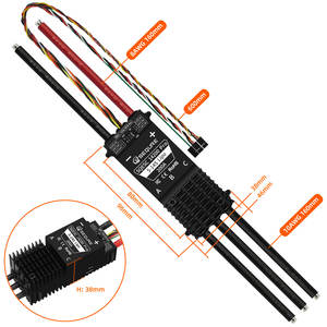 Sequre 14200 pro esc 5-14s 200a עבור רמ "טים רב-רוטורים דגם ספינות Rc דגם מכוניות גלשנים - Product Image 5