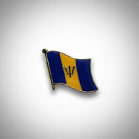 GREPAS GIFTS Épinglette drapeau de la Barbade de 1 pouce, épinglette patriotique mondiale pour chapeau