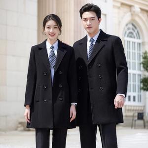 <span class=keywords><strong>Manteau</strong></span> en laine pour hommes et femmes, vêtements de travail professionnels rembourrés en coton pour l'hiver, vêtements de travail pour banque, boutique 4S, <span class=keywords><strong>manteau</strong></span> en laine. - Product Image 2