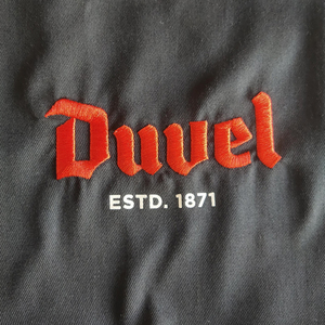 Bán buôn giá rẻ giá thấp moq biểu tượng tùy chỉnh màu đen <span class=keywords><strong>Polyester</strong></span> thợ làm tóc thợ cắt tóc tạp dề - Product Image 5