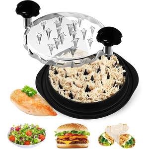 10インチプロチキンシュレッダーツール、ツイスト式大型、鶏むね肉を簡単に細断できるキッチン用シュレッダー - Product Image 1