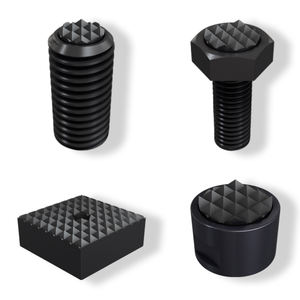 Dispositif <span class=keywords><strong>de</strong></span> fixation pour tige filetée à surface <span class=keywords><strong>dent</strong></span>ée standard - Composant <span class=keywords><strong>de</strong></span> limitation <span class=keywords><strong>de</strong></span> serrage pour support carré ou rond - Product Image 2