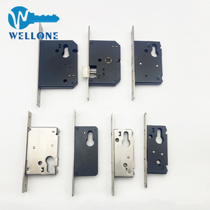 <span class=keywords><strong>Serrure</strong></span> à mortaise à point unique Wellone en acier inoxydable 304 3585 avec placage nickel, <span class=keywords><strong>3</strong></span> clés, entraxe 35x85 pour la sécurité des portes - Product Image 4