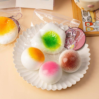 Bestseller Peluche Squishy Anti-stress Style Mochi, Jouet Sensoriel à Rebond Lent, Pochette Collante, Thème Lait de Soja, Cadeau pour Tous les Âges