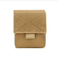 Sacoche de ceinture tactique simple pour extérieur, double pochette Molle, pochette pour lampe de poche, en nylon résistant à l'eau, multifonctionnelle