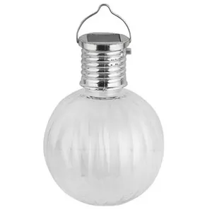 Luz solar LED 6500k, colgante de acero inoxidable para iluminar jardines y césped, ideal para decoración exterior y ahorro de energía. - Product Image 1