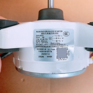 Zkfn-36-8-1 มอเตอร์พัดลมดีซีสำหรับเครื่องปรับอากาศทรงกระบอกมีเดียใช้ภายใน 38W 310V 3A - Product Image 1