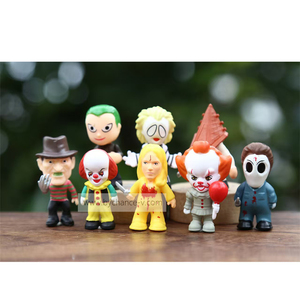 หุ่น PVC นักฆ่าหนังสยองขวัญน่ากลัวอุปกรณ์ปาร์ตี้ฮาโลวีนของเล่นสะสมสำหรับร้านขายของที่ระลึกและร้านค้าปลีก - Product Image 4