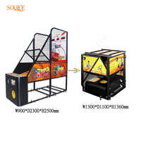 SOURE Machine de jeu de basket-ball commerciale pliable, machine d'arcade à monnayeur pour centre commercial et salle de jeux