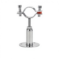 Support de tuyau réglable Snaplock pour la fixation des conduites d'eau et de gaz avec finition polie, personnalisable OEM, marque Yijia, modèle 19-219