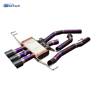 ท่อไอเสียไทเทเนียมแบบวาล์วสำหรับรถแข่งสมรรถนะสูง สำหรับ Honda Civic Type R FK8 2.0L K20C1 เชื่อม TIG ติดตั้งได้โดยตรง ชุดอัพเกรด Catback - Product Image 4
