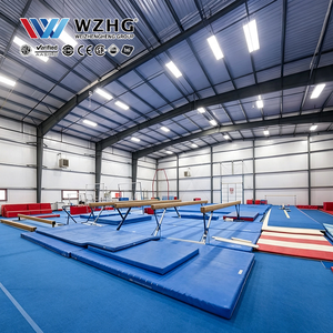 Bâtiment à structure en acier pour l'entraînement de gymnastique en salle destiné aux centres d'éducation sportive et aux programmes d'entraînement des athlètes en salle - Product Image 1