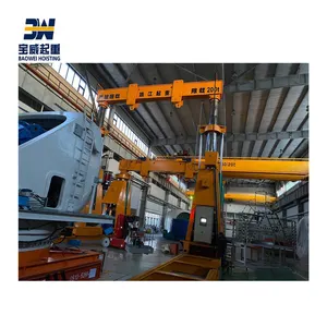 25 Ton Rail Tire Container Gantry Crane Hydraulic System New Filled Essential Components-Engine Motor PLC Gear Pump Bearing