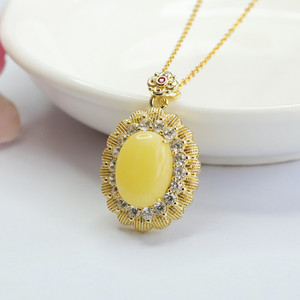Pendentif en cire d'abeille Ximang 2026, <span class=keywords><strong>ambre</strong></span> jaune miel et graisse de poulet, fabrication <span class=keywords><strong>russe</strong></span>, approvisionnement direct usine S2100210 - Product Image 1