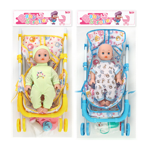 Produit tendance Poupée bébé nouveau-né garçon mignon de 14 pouces avec jouet en métal pour poussette - Product Image 4