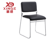 Chaise de conférence empilable sans roulettes, design luxueux, économique, pour hôtel, hall, bureau, salle de réunion, visiteurs