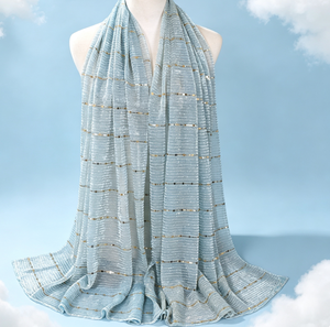 Nouveau Voile Femme Boran Élégant en Dentelle Pailletée et Satin Couleur Unie, Style Européen et Américain, Double Usage, Origine Hebei, En Stock - Product Image 4