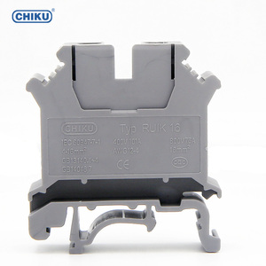 RUIK 16 Din Rail Tornillo Bloque de terminales 16sqmm Conectores de cable 101A / 16sqmm tamaño más pequeño - Product Image 2
