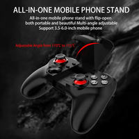2024 Nuevo diseño 2,4G Controlador de juegos inalámbrico Android con soporte de teléfono para teléfono móvil TV Box PS3 VR Trigger Joystick.