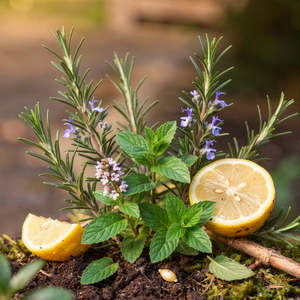 Divain Vitality Miscela di oli essenziali 10ml Limone Rosmarino Menta Piperita - Product Image 2