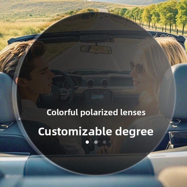 Polarized Prescription Eyeglass Lenses for Myopia UV-Protective Sunglasses High-Definition 1.67 Refractive Index Resin Lens Made