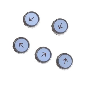 Bouton d'ascenseur Jiangnan Jiajie EB410 32mm, lumière rouge, acier inoxydable, bouton d'ouverture de marche, accessoires - Product Image 2