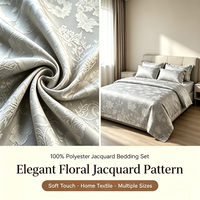 Tissu Jacquard 100% Polyester Tissé sur Mesure, Poids Moyen, Anti-Boulochage, Teint, Résistant aux Plis pour Rideaux et Draps de Lit