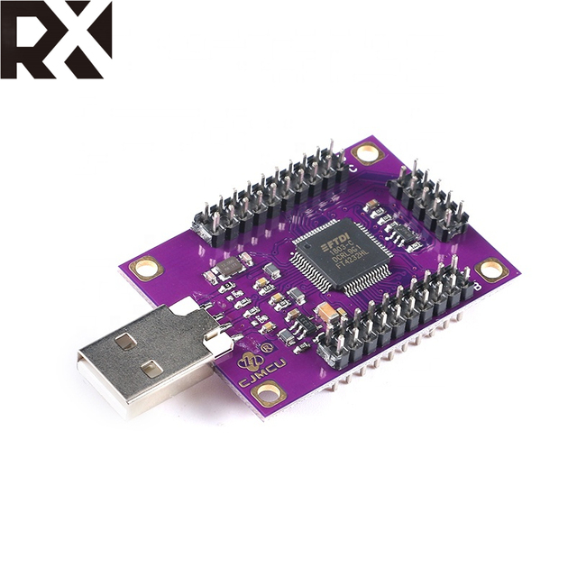 TZ UART SPI I2C JTAG RS232 RS485 RS422 4 Channel USB To Serial Port Module FT4232