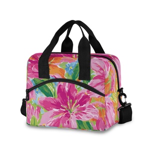 Sac isotherme personnalisé hawaïen en polyester réutilisable de 15 L pour hommes, idéal pour pique-nique et voyage - Product Image 1