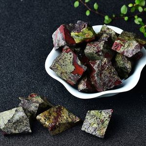 Vente en gros de pierres brutes de sang de dragon, pierre de cristal de sang de dragon naturelle, pierre brute de guérison pour la décoration de la maison - Product Image 4