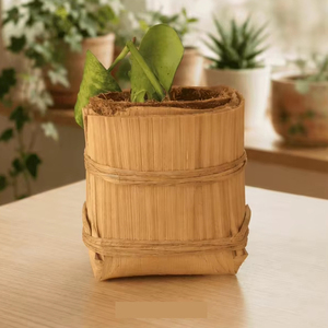 Carved Bamboo Chopstick Holder with Natural Texture Storage Rack Cute Kitchen Table Organizer for Home <b>Office</b> - Product Image 1