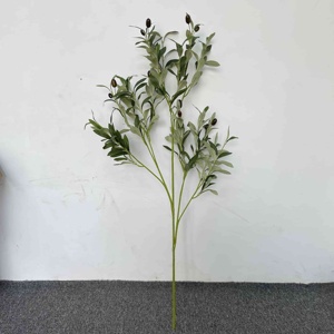 Chất Lượng Cao Mô Phỏng Ô Liu Chi Nhánh Với Cây Trái Cây Đám Cưới Nhà Phòng Khách Hoa Sắp Xếp Phụ Kiện Nhân Tạo Nhà Máy - Product Image 3