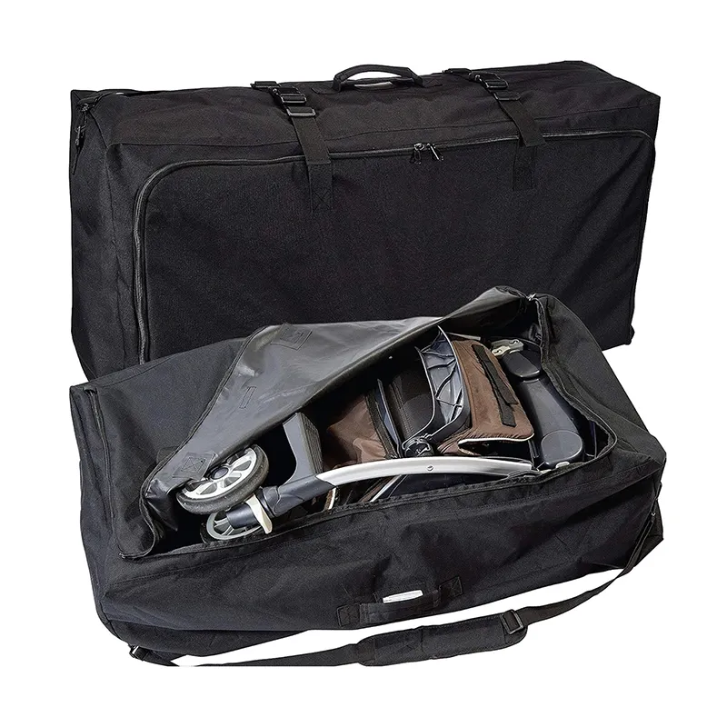 Large Stroller Bag With Padded Removable Shoulder Strap Durable Stroller Storage Case Big Carrying Bag For Strollers