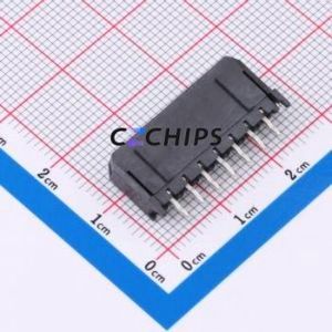 436500716 Wire-to-Board Pin Header Through hole Component (THT),P=3mm Connector 1x7P 3mm Through Hole Micro-Fit (MX 3.0) - Product Image 2