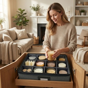 <span class=keywords><strong>Caja</strong></span> Organizadora <span class=keywords><strong>para</strong></span> Velas con Divisores, Gabinete <span class=keywords><strong>para</strong></span> Almacenamiento <span class=keywords><strong>de</strong></span> Velas con 12 Niveles <span class=keywords><strong>de</strong></span> Segmentación, Adecuado <span class=keywords><strong>para</strong></span> Velas <span class=keywords><strong>de</strong></span> Aromaterapia - Product Image 2