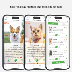 OKKPETS, recién llegado, personalizado, barato, duradero, código QR, etiqueta de identificación de perro mascota y collar de perro impermeable de PVC - Product Image 5