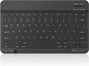 Ultra-mỏng BT Bàn phím xách tay mini Bàn phím không dây có thể sạc lại cho Apple iPad iPhone <span class=keywords><strong>Samsung</strong></span> Tablet điện thoại iOS <span class=keywords><strong>Android</strong></span> 10" - Product Image 3