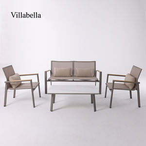 โซฟาในสวนสุดหรูชุดสนทนาอลูมิเนียมสำหรับโรงแรมวิลล่าเฟอร์นิเจอร์กลางแจ้งแบบทันสมัย - Product Image 3