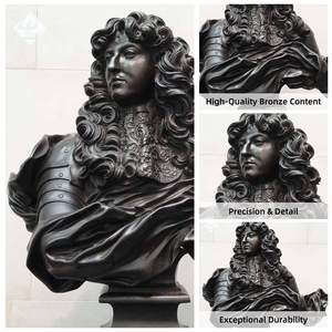 Busto <span class=keywords><strong>de</strong></span> Bronce <span class=keywords><strong>de</strong></span> Luis XIV Hecho a Mano <span class=keywords><strong>de</strong></span> Alta Calidad con Acabado <span class=keywords><strong>de</strong></span> Bronce Antiguo - Product Image 4